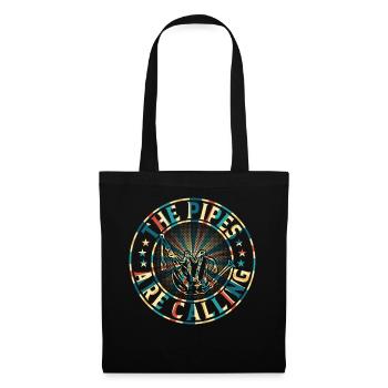 Les pipes appellent - Bagpipe Funny Bagpiper - Sac en tissu - noir - Devant
