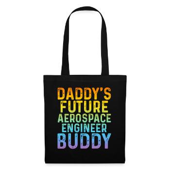 Daddy's Future Aerospace Engineer - Aerospace Engi - Stoffbeutel - Schwarz - Vorne