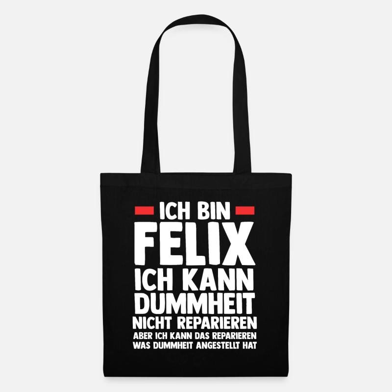Felix - Stoffbeutel - Schwarz