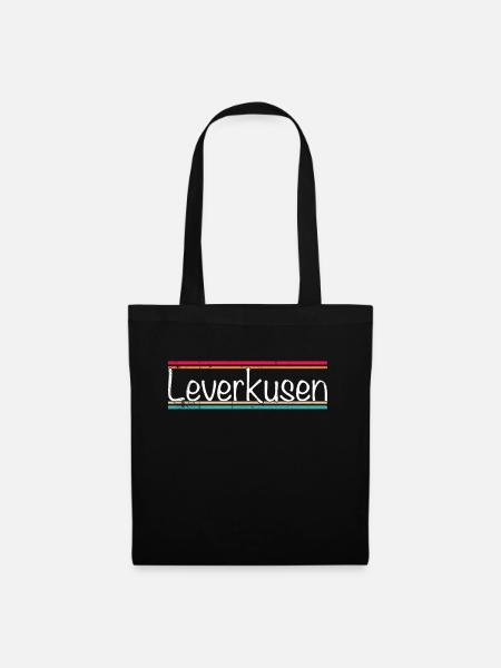 Leverkusen - Stoffbeutel - Schwarz
