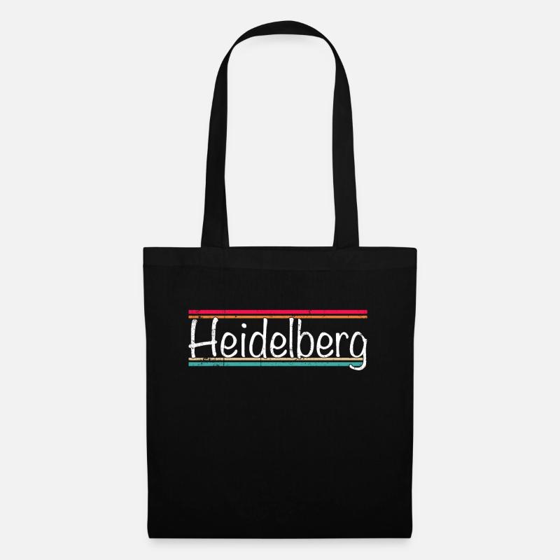 Heidelberg - Stoffbeutel - Schwarz