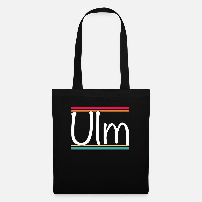 Ulm - Stoffbeutel - Schwarz