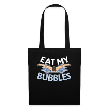 Eat My Bubbles Butterfly Swimming - Tote Bag - black - Front