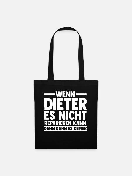 Dieter - Stoffbeutel - Schwarz