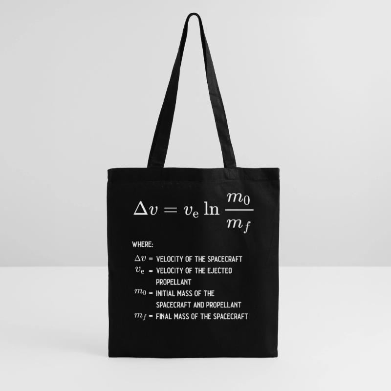 Rocket Equation Physics Rocket Science Physicist Tote Bag