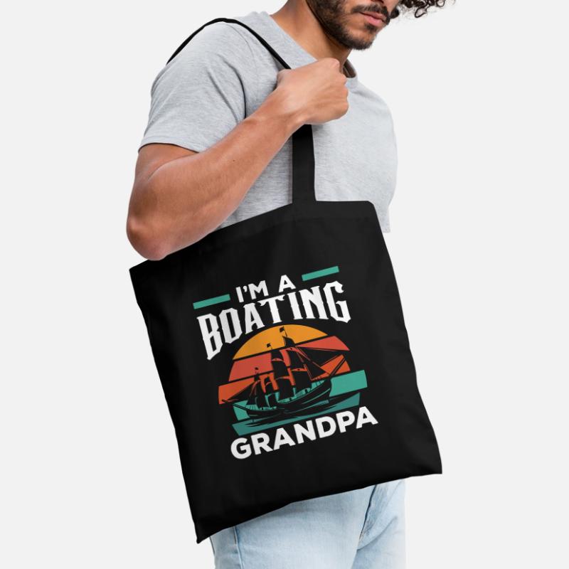 Ich Bin Ein Bootfahrender Opa Bootfahren Boot Stoffbeutel