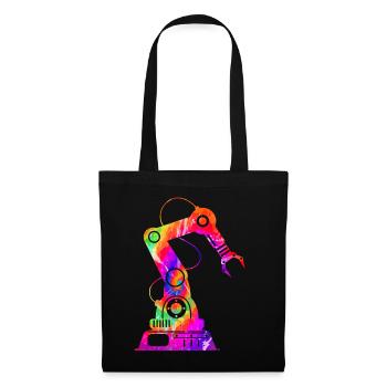 Ingénieur en robotique robotique Tie Dye - Sac en tissu - noir - Devant