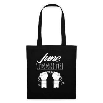Juneteenth Black African American Africa 1865 - Sac en tissu - noir - Devant