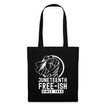 Juneteenth Free-ish depuis 1865 Afrique noire - Sac en tissu - noir - Devant