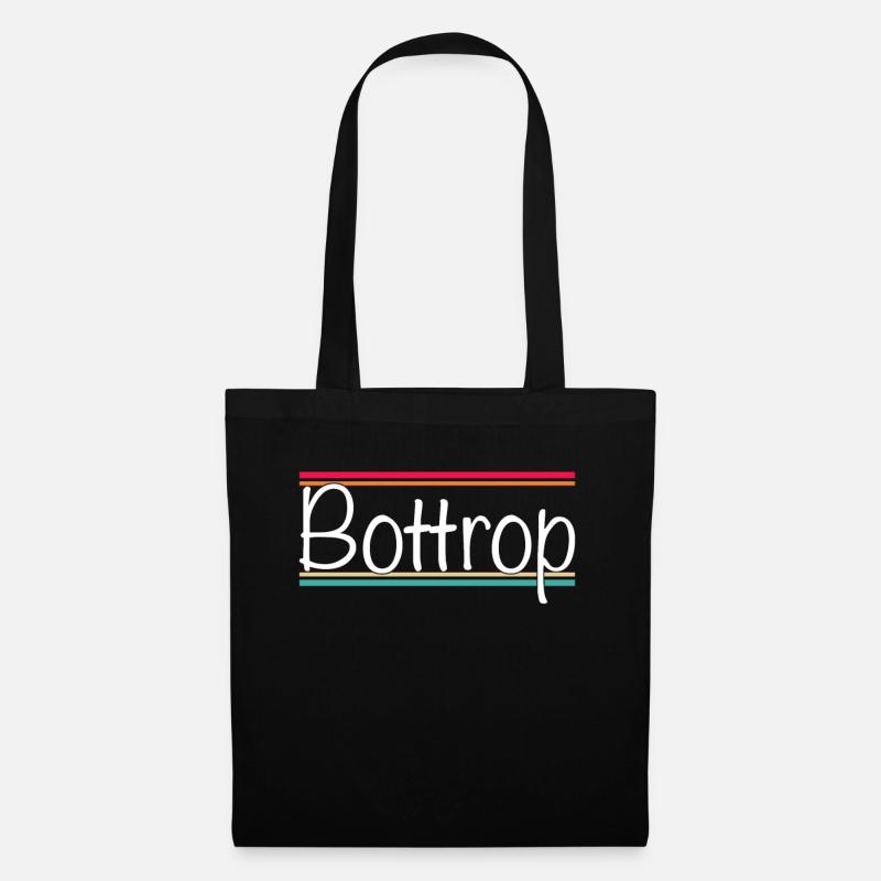 Bottrop - Stoffbeutel - Schwarz