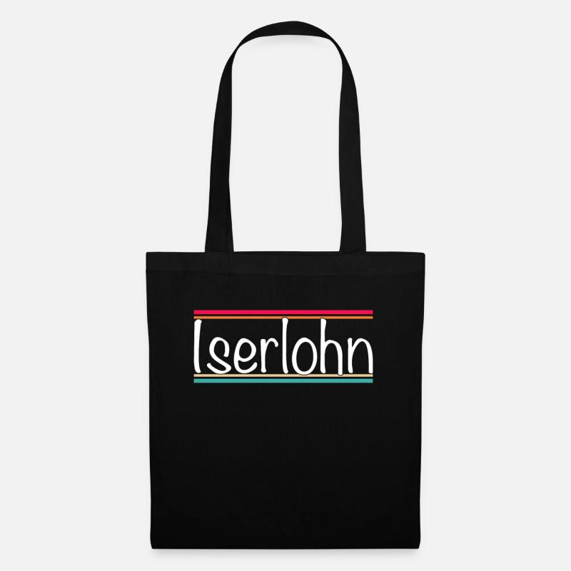 Iserlohn - Stoffbeutel - Schwarz