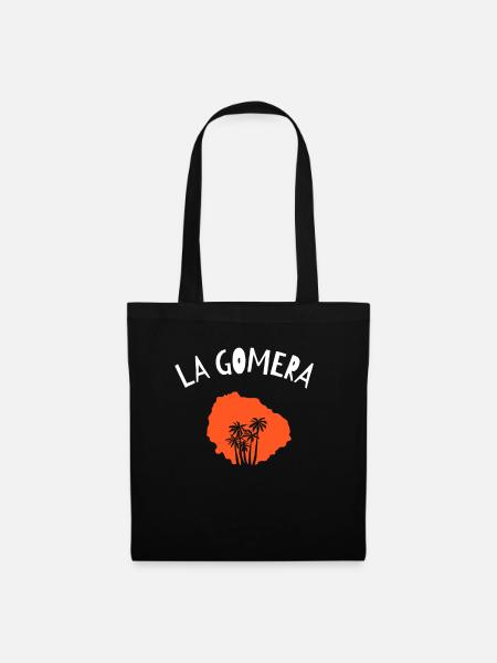 La Gomera - Stoffbeutel - Schwarz