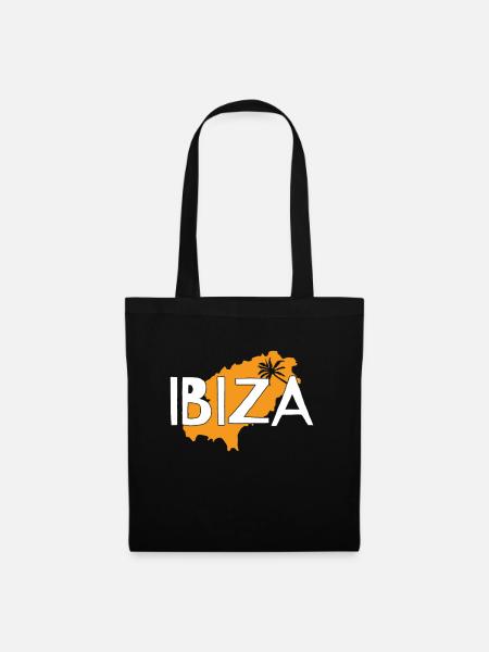 Ibiza - Stoffbeutel - Schwarz