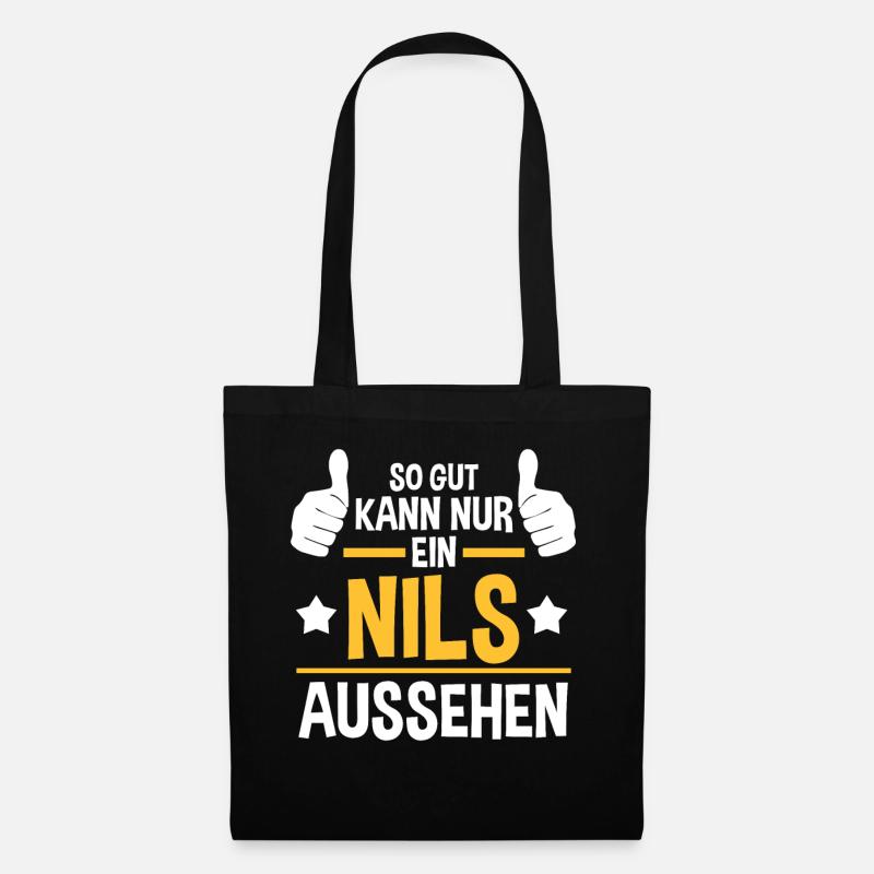 Nils - Stoffbeutel - Schwarz
