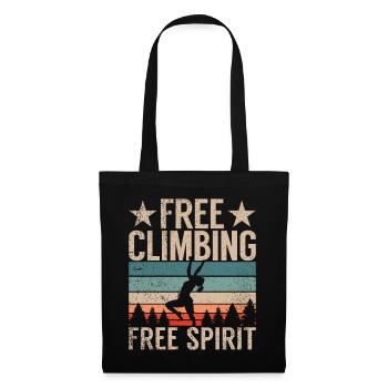 Free Climbing Mountaineers & Bouldering Free Climbing - Tote Bag - black - Front