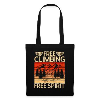 Free Climbing Mountaineers & Bouldering Free Climbing - Tote Bag - black - Front