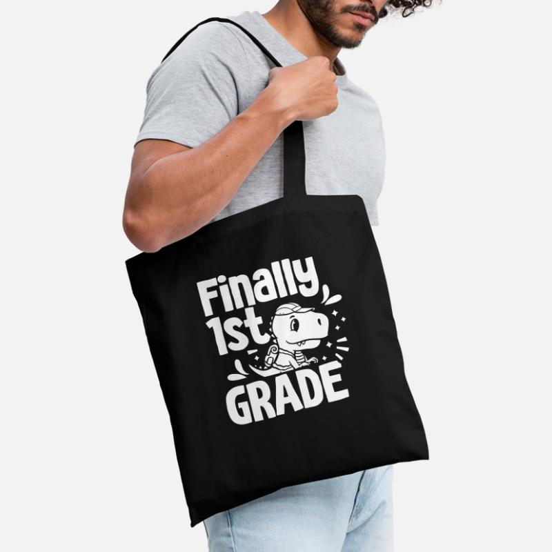 Finally 1 class first class first grader Tote Bag