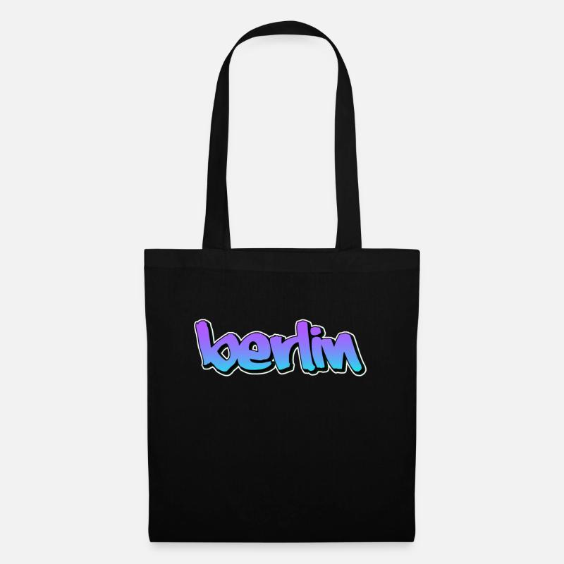 Berlin - Stoffbeutel - Schwarz