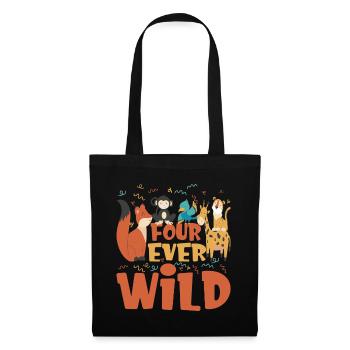 Four Ever Wild 47 - Stoffbeutel - Schwarz - Vorne