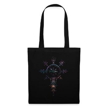 Celtic Vikinger Vegvisir compas Vikings - Sac en tissu - noir - Devant