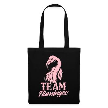 Team Flamingos Sayings Sweet Flamingo Animal - Tote Bag - black - Front