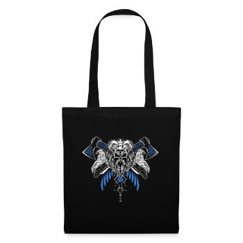 Celtic Vikinger Vegvisir compas Vikings - Sac en tissu - noir - Devant