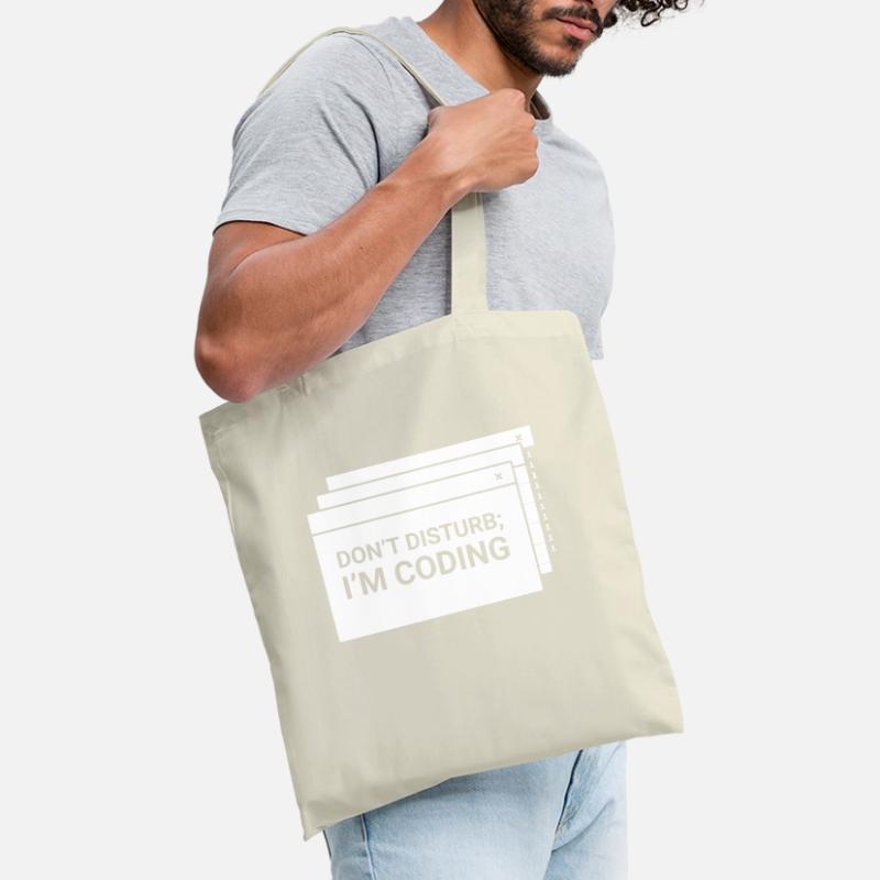 Stören Sie Nicht Ich Programmiere Coder Coding Stoffbeutel