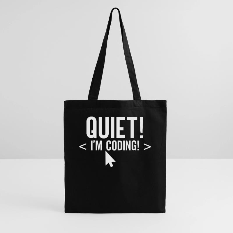 Silently I Program Coding Programming Coder Tote Bag