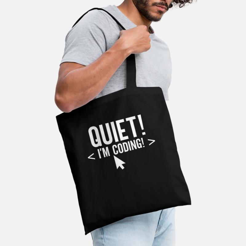 Silently I Program Coding Programming Coder Tote Bag