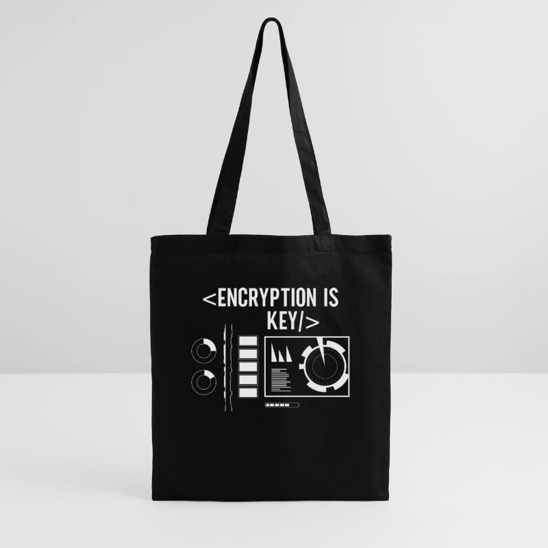 Encryption is the key Coding Coder Tote Bag