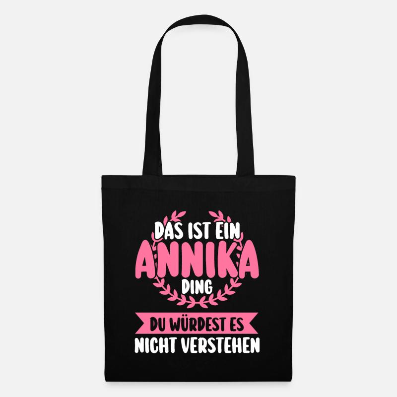 Annika - Stoffbeutel - Schwarz