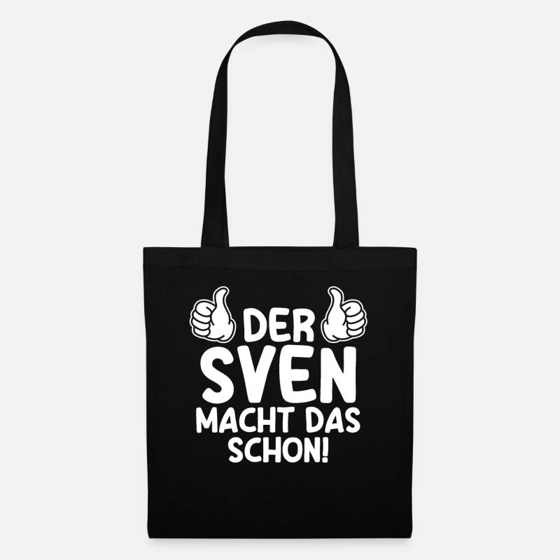 Sven - Stoffbeutel - Schwarz