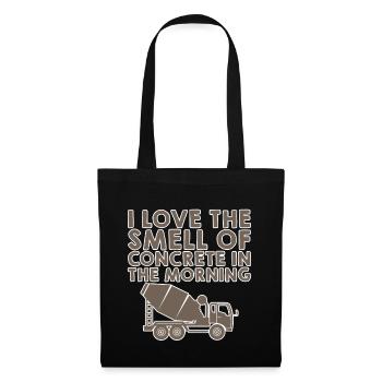 J’aime l’odeur du béton le matin 2 - Sac en tissu - noir - Devant