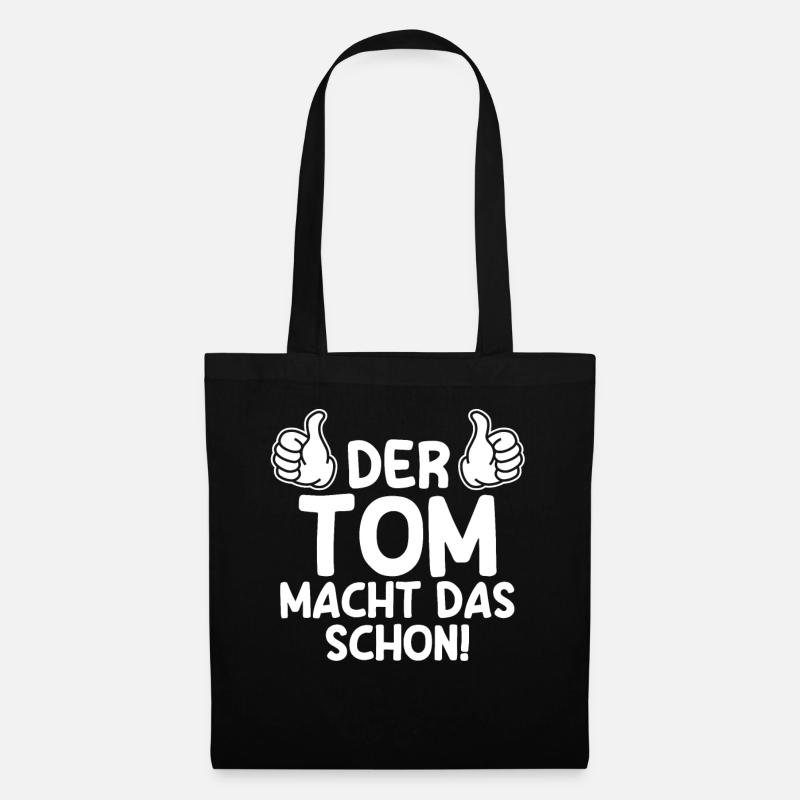 Tom - Stoffbeutel - Schwarz