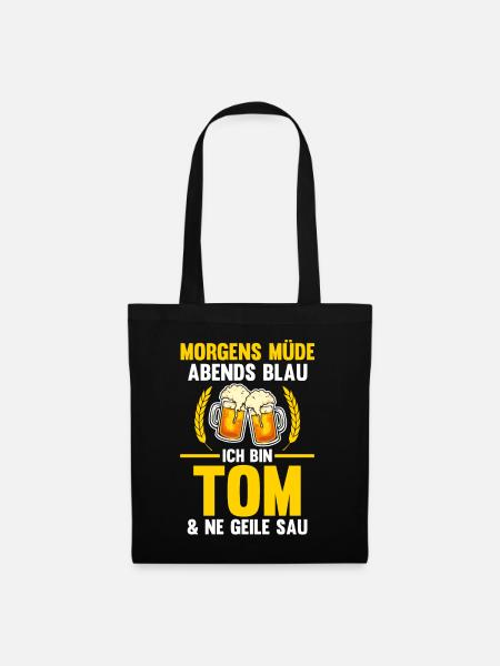 Tom - Stoffbeutel - Schwarz