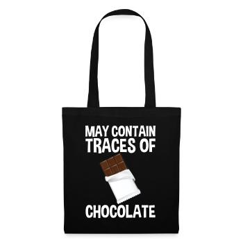 May Contain Traces Of Chocolate 4 - Tote Bag - black - Front
