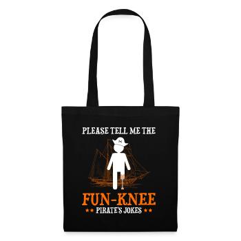 Artificial limb design for leg prosthesis - Tote Bag - black - Front
