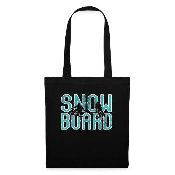 Planche à neige - Sac en tissu - noir - Devant