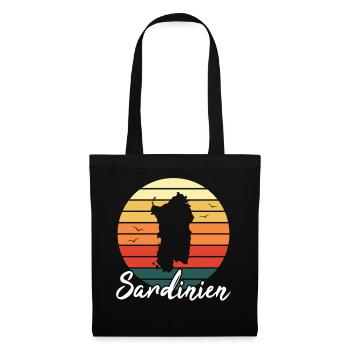 Sardinia Island Italy Holiday Retro Gift - Tote Bag - black - Front