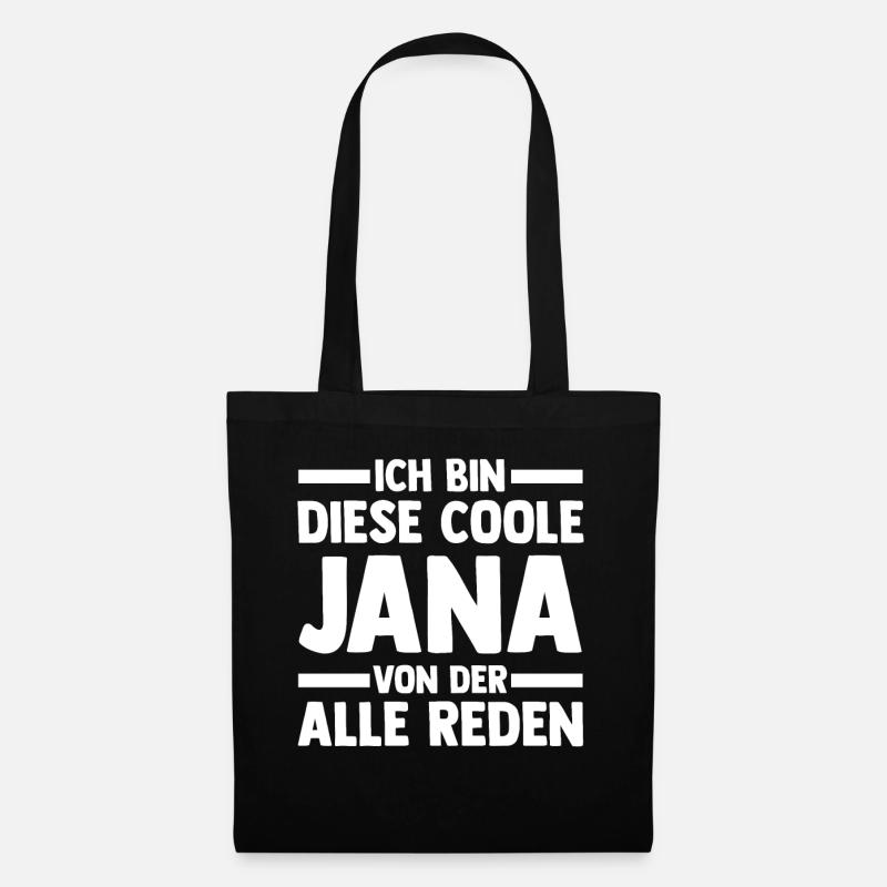 Jana - Stoffbeutel - Schwarz