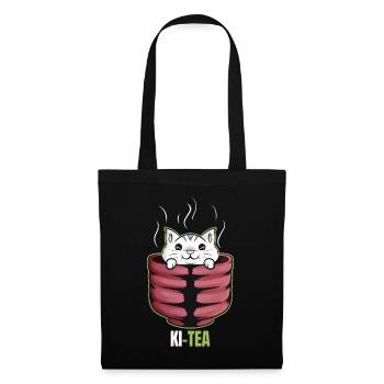 Avocado Cat On Purrsday - Tote Bag - black - Front