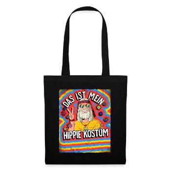 Ceci est mon costume hippie 60s 70s costume - Sac en tissu - noir - Devant