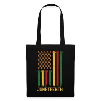 Juneteenth Freedom 19th June Black History Month - Tote Bag - black - Front