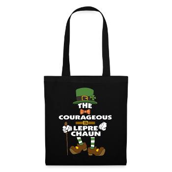 The Courageous Leprechaun St Patrick's Day - Tote Bag - black - Front