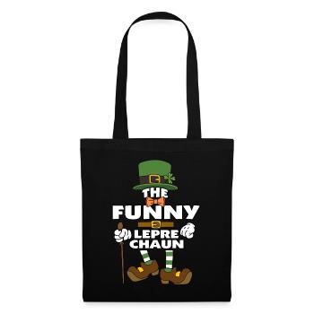 Le drôle de lutin de la Saint-Patrick - Sac en tissu - noir - Devant