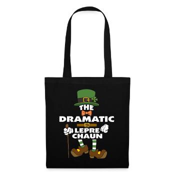 Le lutin dramatique de la Saint-Patrick - Sac en tissu - noir - Devant