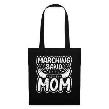 Marching Band Mom Bagpiping Mom Bagpilper Musicien - Sac en tissu - noir - Devant
