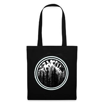 Forest Firs Austria Alps Nature lovers Nature - Tote Bag - black - Front