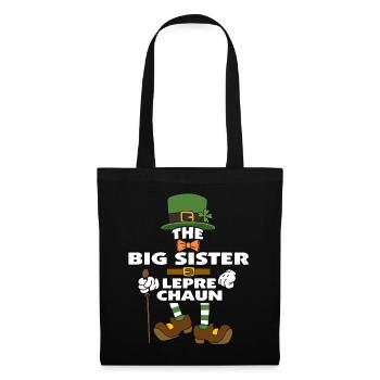 The Big Sister Leprechaun St Patrick's Day - Tote Bag - black - Front
