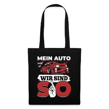 My car and I, we are SO - PS lovers - Tote Bag - black - Front
